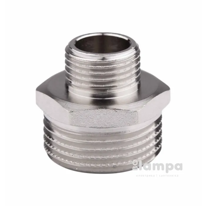 Ніпель 1/2"x3/4" НН SD FORTE 20*15 перехідний (22019/SF3592015/10739)