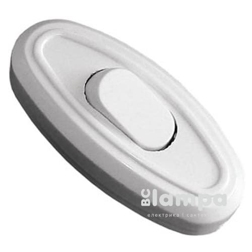 Вимикач Бра клавішний білий ELM (41-0017)