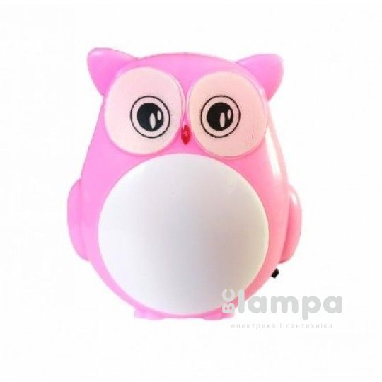 Св-к ночной Сова розовый Right Hausen (HN-071260)