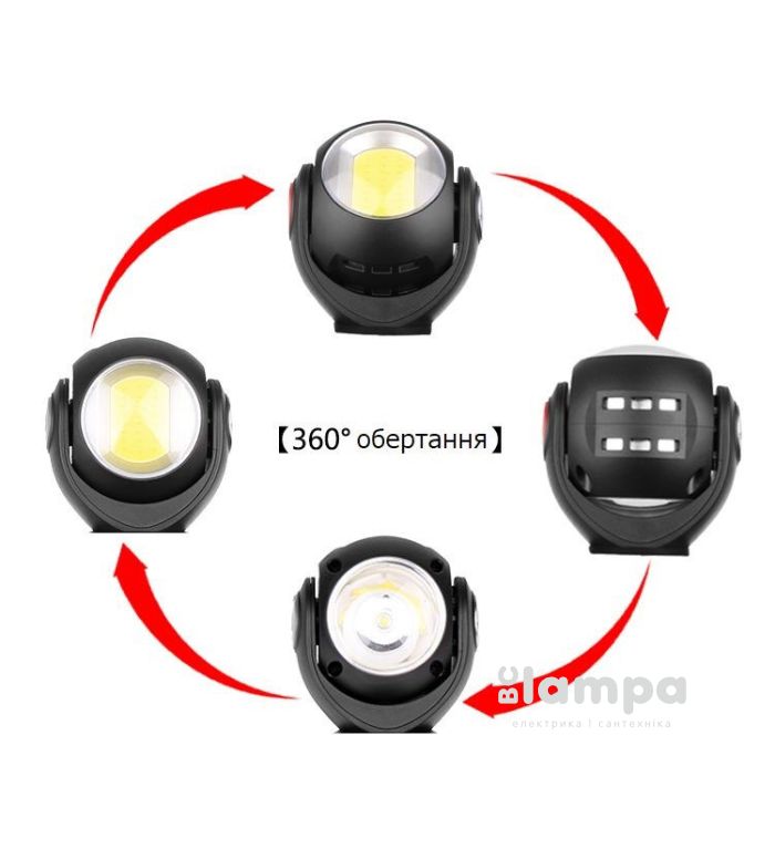 Ліхтар QUANTUM worklight Transformer 5W LED з USB (QM-FL2020)