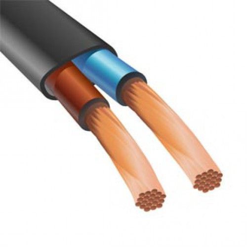 ШВВП 2 х 1,0 mm²  Провід ЗЗЦМ чорний