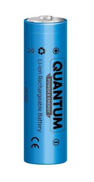 Акумулятор 18650 QWANTUM Li-Ion 2000mAh 1C з клемним виступом (NCM18650TT/2000)