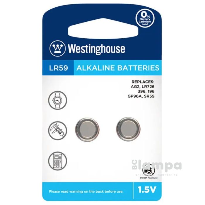 Батарейка AG02 WESTINGHOUSE (LR59)