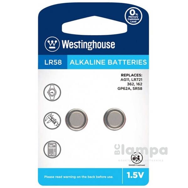 Батарейка AG11 WESTINGHOUSE (LR58)