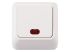 Вимикач 1 кл. білий з підсвіткою LUXEL OPERA (2005)