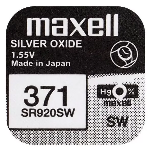 Батарейка AG06  MAXELL (LR69/171/920/921) (370, 371)
