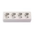 Розетка 4- на з/к біла LUXEL OPERA (2016)