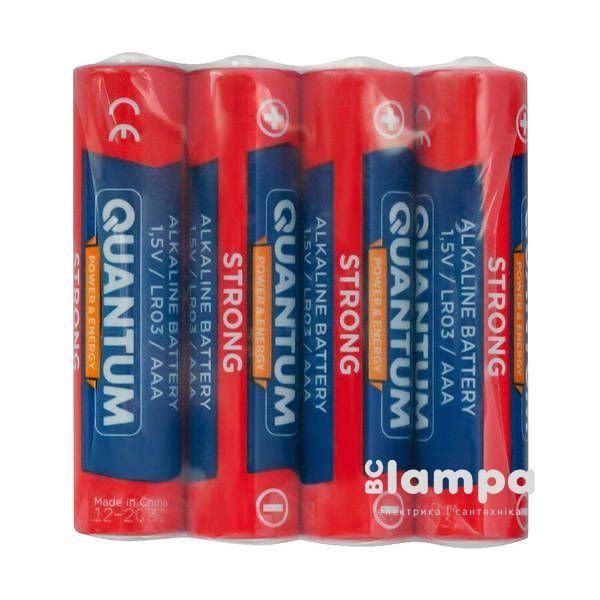 Батарейка QUANTUM STRONG LR3 AAA сольова