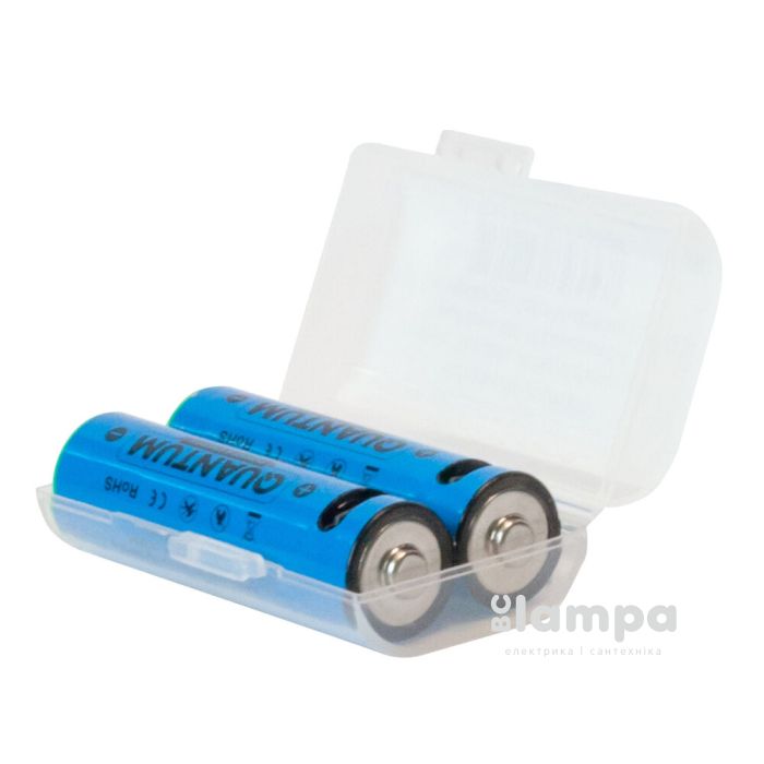 Акумулятор AA QWANTUM USB Li-Ion 1600mAh 1.5V (USB/Li-ionAA1600-PB2)