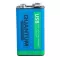 Акумулятор крона QWANTUM USB Li-ion CR9V, 600mAh  (USB/Li-ionCR9V-600-PB2)