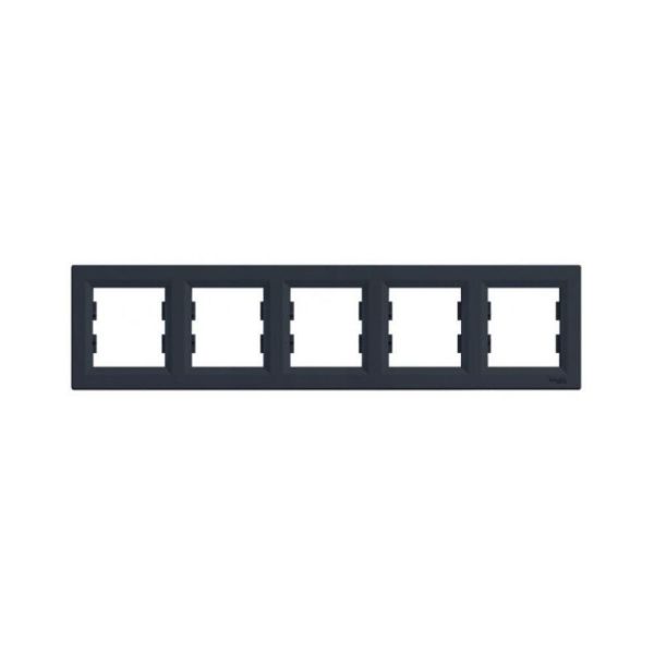 Schneider Electric Asfora антрацит рамка горизонтальна 5 - на (ЕРН5800571)