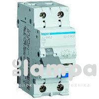 АД, вимикач диф.струму з захистом від надструмів Hager AD925J 1P+N,25A,30mA, B,6kA,A, France