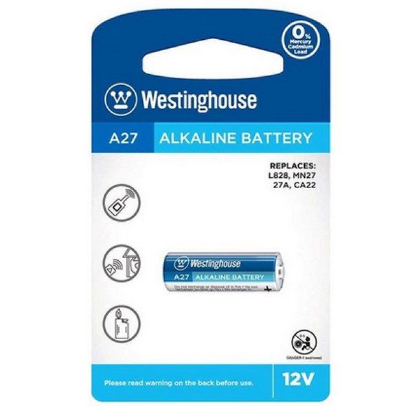 Батарейка WESTINGHOUSE A27 12V (A27-ВР1) - ціна за1шт.