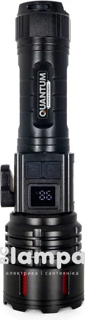 Ліхтар QUANTUM ручний STREAM 10W LED+COB з USB з функцією Power Bank (QM-FL1036)