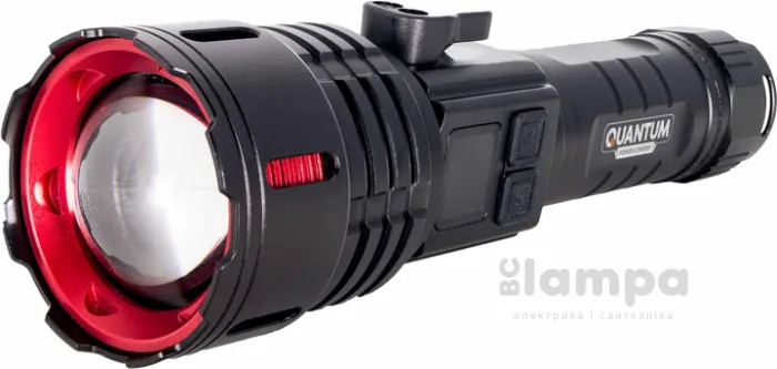 Ліхтар QUANTUM ручний STREAM 10W LED+COB з USB з функцією Power Bank (QM-FL1036)