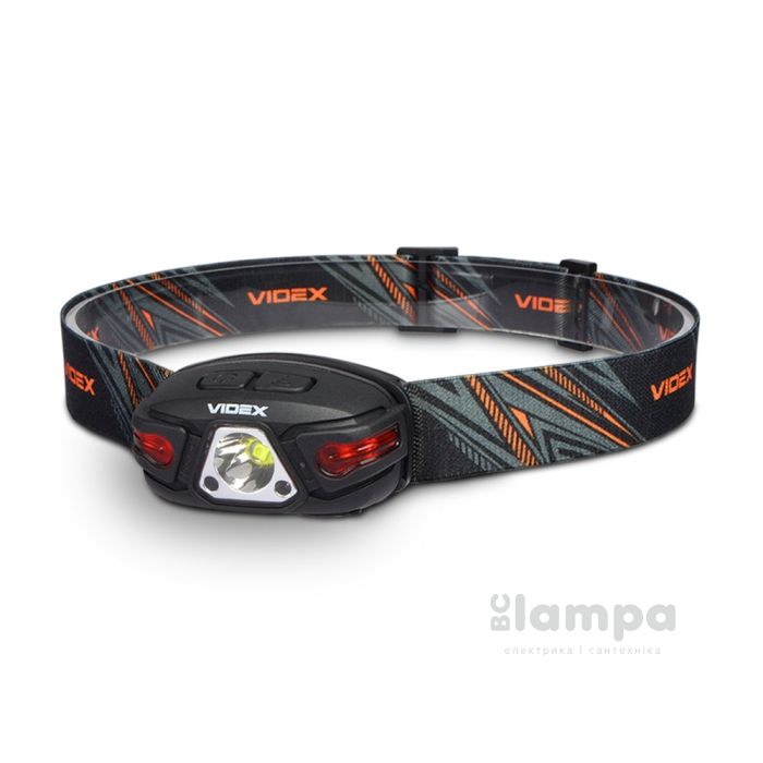 Фонарик налобний VIDEX  330Lm 5000K (VLF-H015/26563)