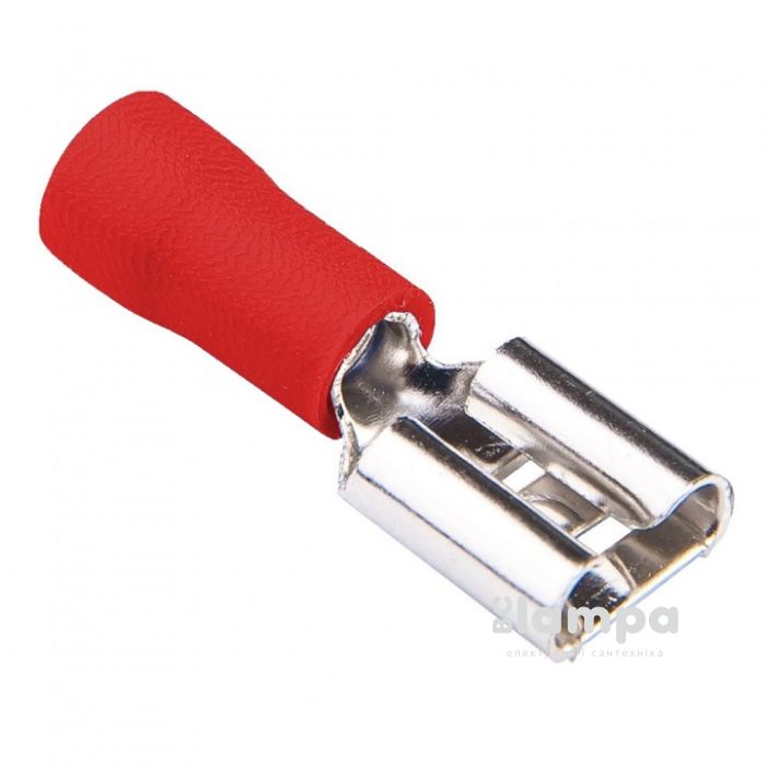 Накінечник- конектор з ізол."мама" FDD5 red 4,8 0,5-1,5мм² 100шт уп.(s40410../500523) - ціна за 1шт.