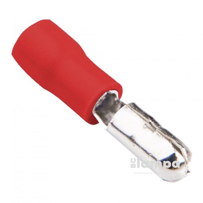 Накінечник- конектор круглий з ізолятором "папа" MPD 1.25-156 (0,5-1,5) мм²  - ціна за 1шт. (500590)