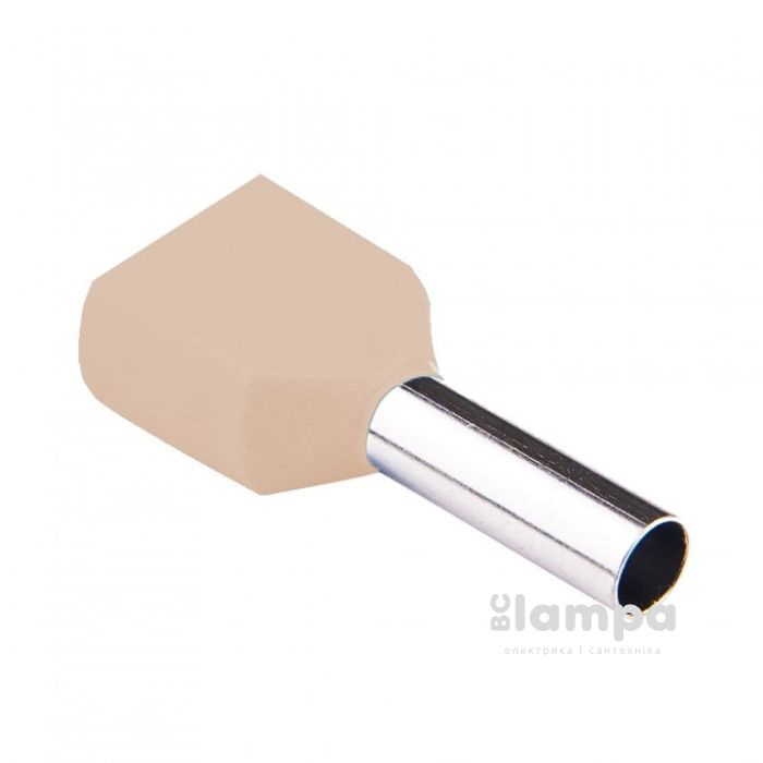 Накінечник втулковий подвійний ізольований TE 16.14 (100шт уп.) - ціна за 1шт (500722)