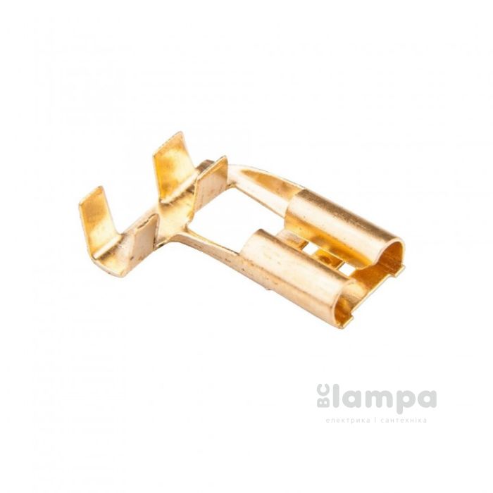 Накінечник- конектор плоский без ізоляції кутовий"мама" DJ6117 6.3B (1,0-1,5/6,3-0,5) (500868/26391)