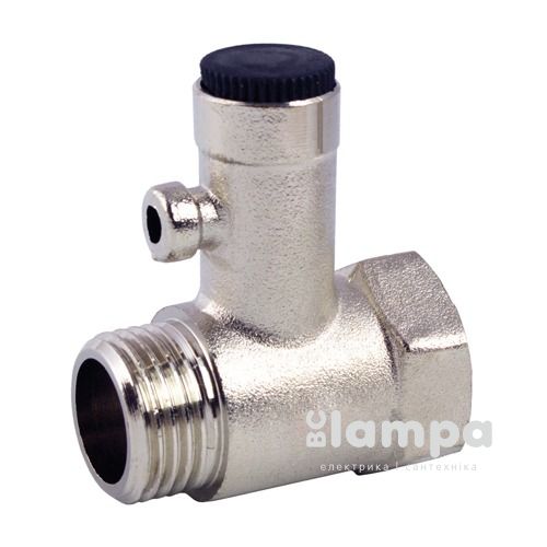 Клапан для бойлера із спускником 1/2 6 бар FADO (BK01)