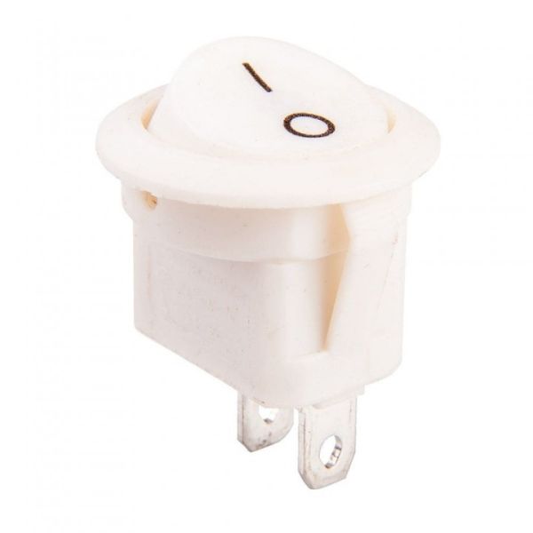 Перемикач клавішний КП - 15 10А/220В белый/белый корпус (505432)