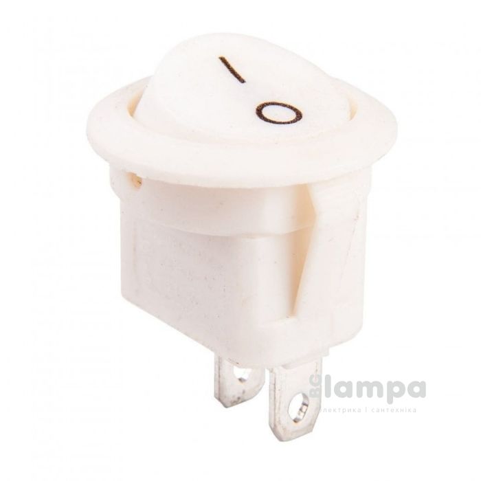 Перемикач клавішний КП - 15 10А/220В белый/белый корпус (505432)