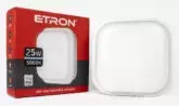 Світильник накладний ETRON LED 25W 5000K square USD (1-ECP-510-S)