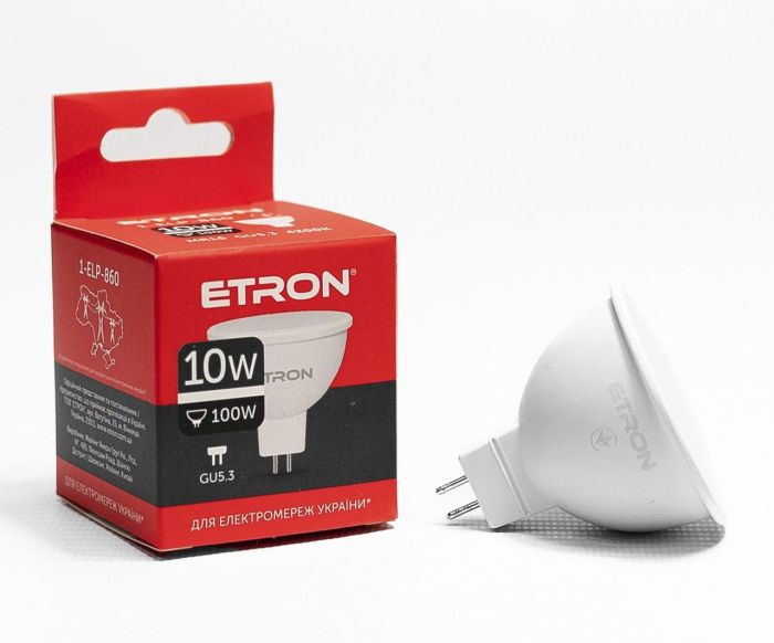 Лампа ETRON LED MR16 10W 4200K GU5.3  Light Power (1-ELP-860)