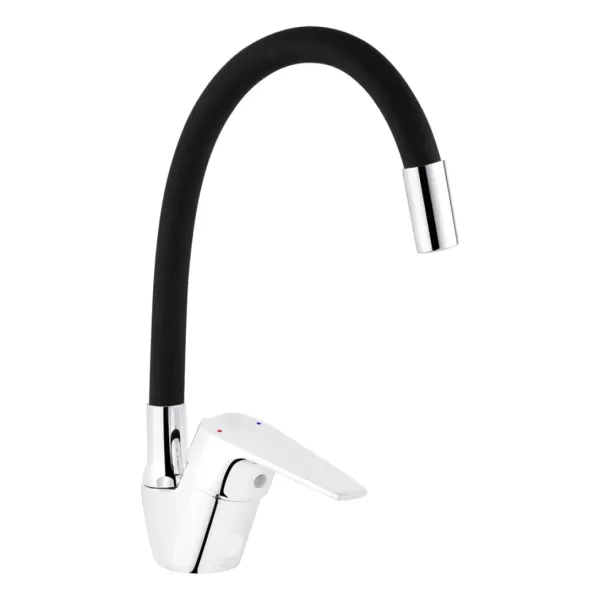 Змішувач KRONER кухня Odra-C032BLK (CV021167)
