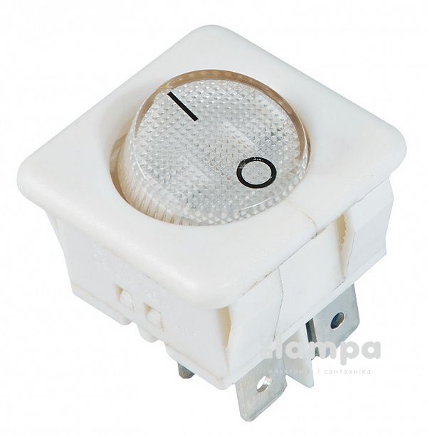 Перемикач клавішний KCD2-10-201 WH/WH (A0140040125)