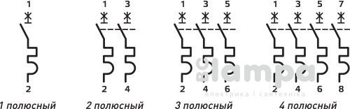 Автоматичний вимикач CHINT NXB-63 3P, С10 (814169)
