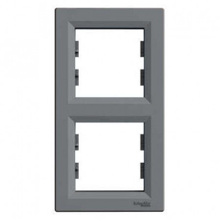 Schneider Electric Asfora сталь рамка вертикальна 2 - на (ЕРН5810262)