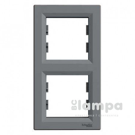 Schneider Electric Asfora сталь рамка вертикальна 2 - на (ЕРН5810262)