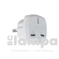 Перехідник британський стандарт NEOMAX білий (NX1029)