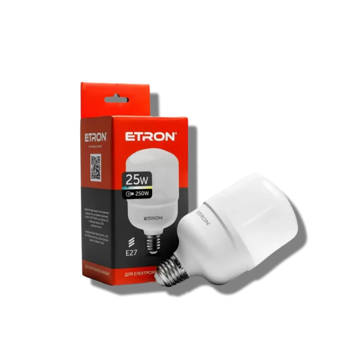 Лампа ETRON LED T 80 25W 6500K E27 USD 20ps (1-EHP-302)