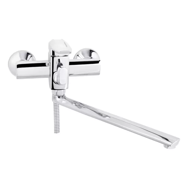 Змішувач KRONER ванна Kante-C070 довгий гусак (CV023580)