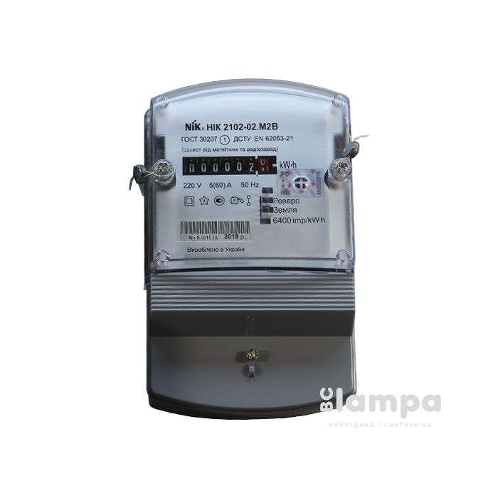 Счетчик НИК 2102-02 М2В 5(60)А 1Ф електронномех. однотарифний (nik1437/2826)