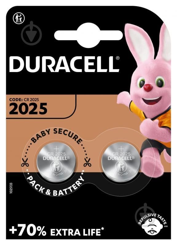 Батарейка CR2025  DURACELL 3V
