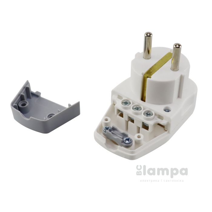 Вилка з з/к кутова швид. монтаж  AY-KA (62-13-09)