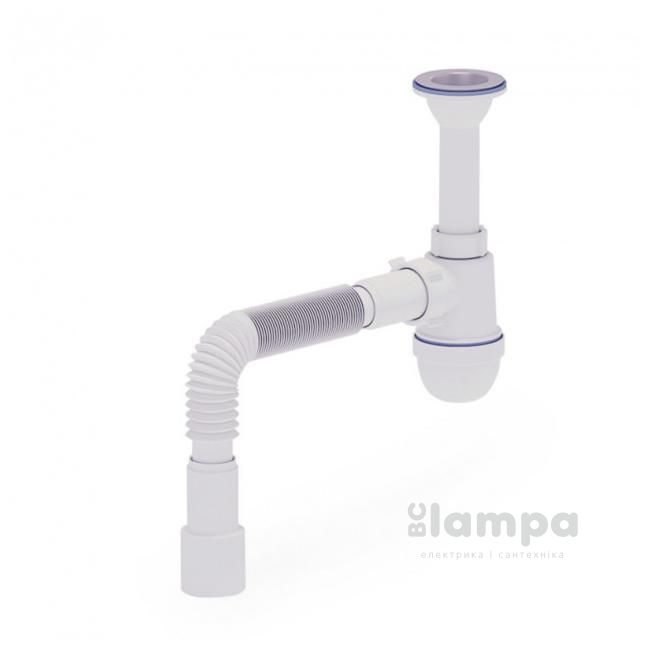 Сифон АНИ (С0515) умывальник 40/40*50 мала чаша (1329)