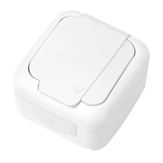 VIKO Роз 1-я + крышка PALMIYE белая накладная влагозащищенная (90555408)