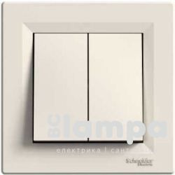 Schneider Electric Asfora крем вимикач 2 кл. (ЕРН0300123)