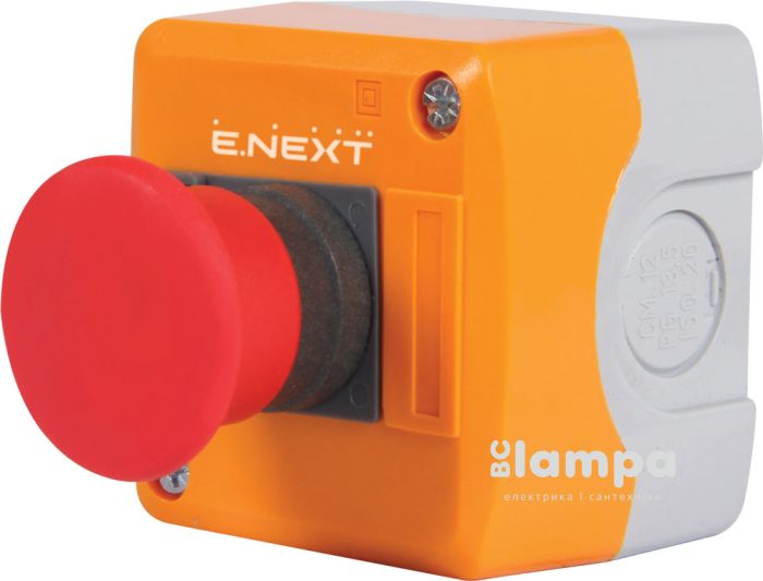 Пост 1 - місний "Аварійний Стоп - Грибок" XAL-B164H29 orange/grey (s006015/A0140020004)