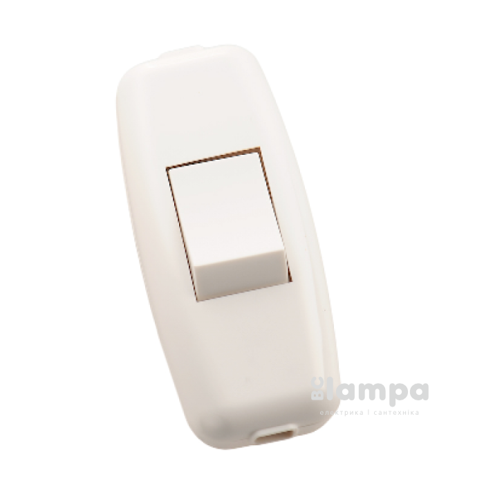 Вимикач Бра клавішний білий LEZARD (715-1100-611)
