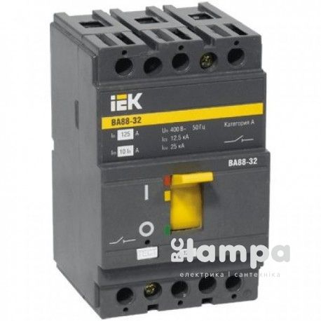 Автоматичний вимикач IEK ВА88-32 3P 80А 25кА