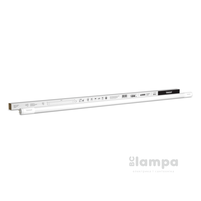 Лампа VESTUM LED T8 18W 1200мм 1600Lm  6500K 175-220V G13 (1-VS-4002)