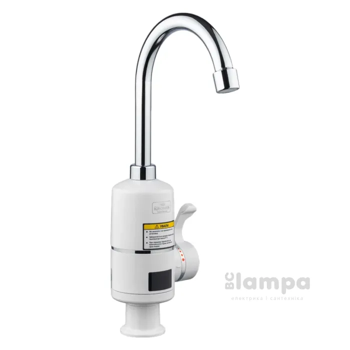 Змішувач Kroner монокран KRP Volt-CW090 (букс.) з дисплеєм (CV014407)