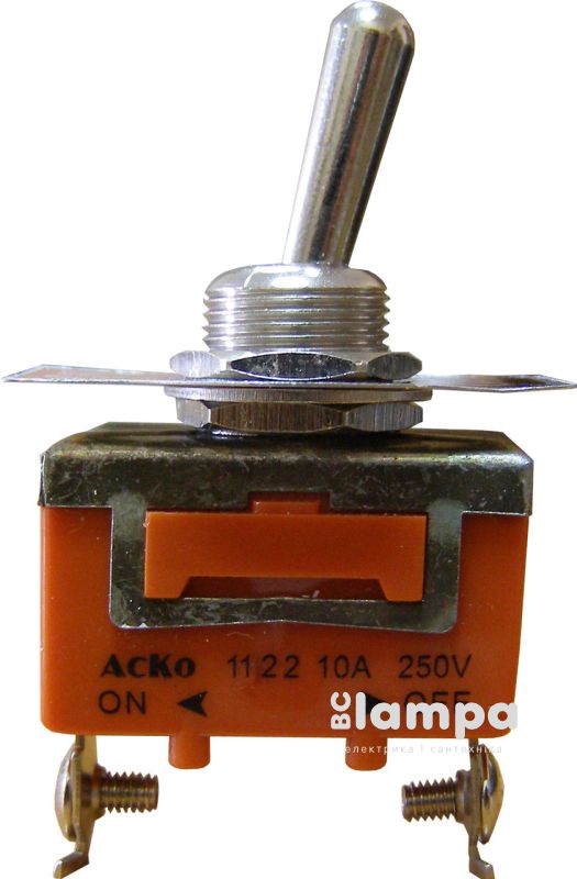 Тумблер 3Пол*3 кон. 1122/гвинт on-off-on 15A (169955/GAV641-1) A0140060005