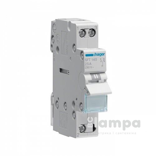 РПМ (перекидний рубильник модульний Din) 1Р 40А 1-0-2  HAGER (SFT140)